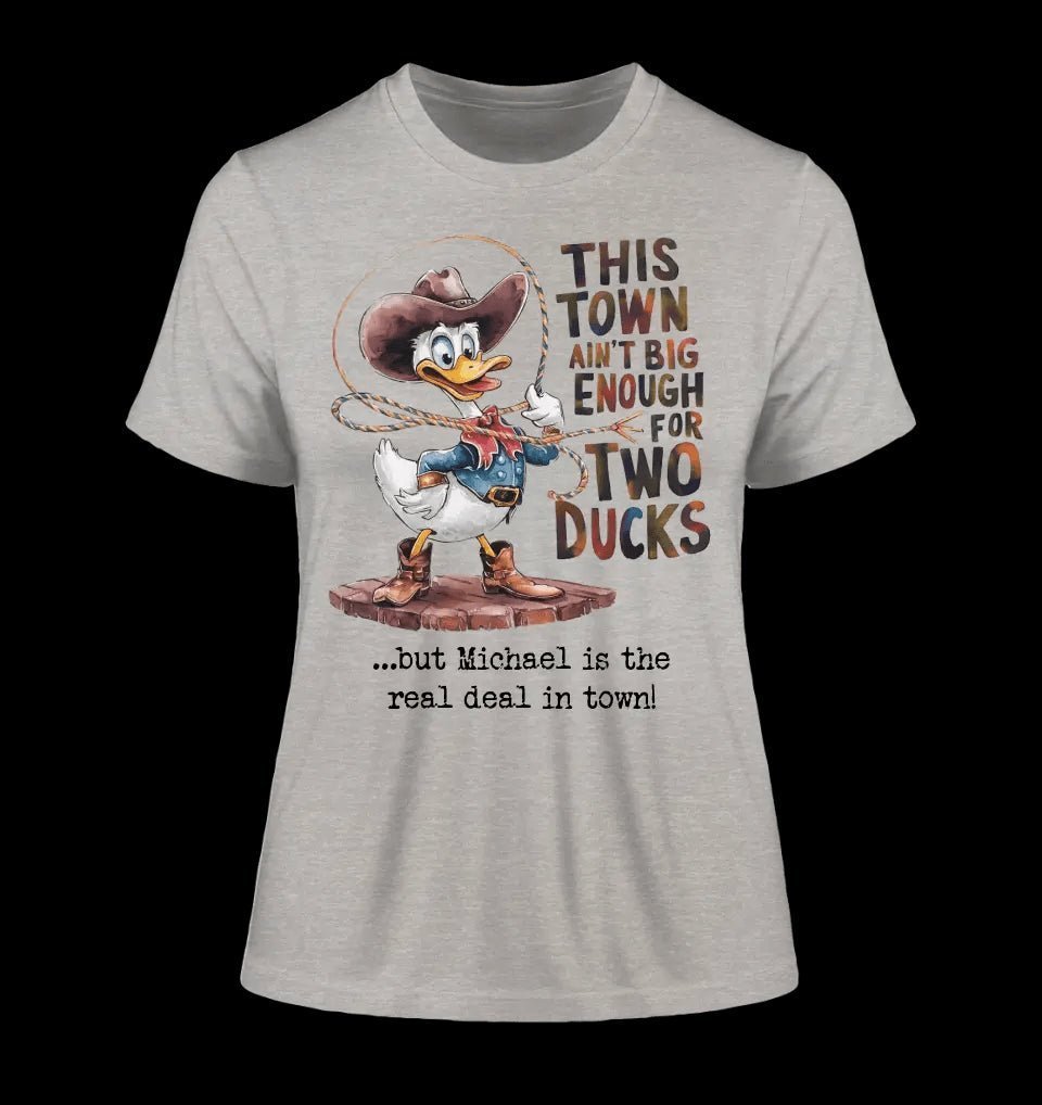 THIS TOWN 2 • DUCK • ENTE • Ladies Premium T-Shirt XS-2XL aus Bio-Baumwolle für Damen • Exklusivdesign • personalisiert