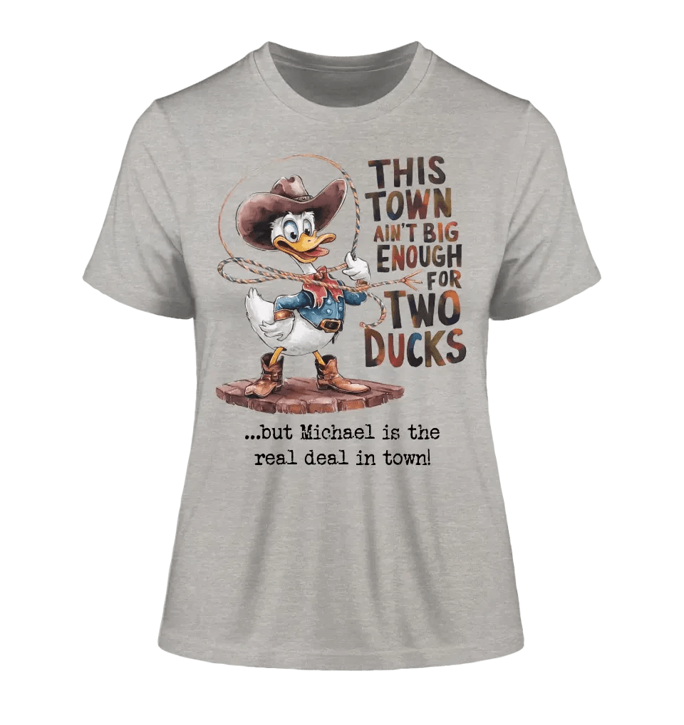 THIS TOWN 2 • DUCK • ENTE • Ladies Premium T-Shirt XS-2XL aus Bio-Baumwolle für Damen • Exklusivdesign • personalisiert