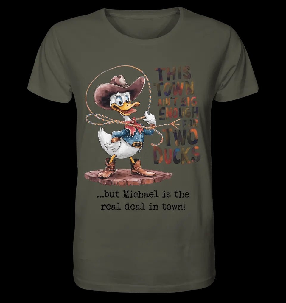 THIS TOWN 2 • DUCK • ENTE • Unisex Premium T-Shirt XS-5XL aus Bio-Baumwolle für Damen & Herren • Exklusivdesign • personalisiert