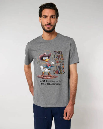 THIS TOWN 2 • DUCK • ENTE • Unisex Premium T-Shirt XS-5XL aus Bio-Baumwolle für Damen & Herren • Exklusivdesign • personalisiert