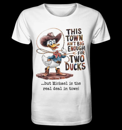 THIS TOWN 2 • DUCK • ENTE • Unisex Premium T-Shirt XS-5XL aus Bio-Baumwolle für Damen & Herren • Exklusivdesign • personalisiert