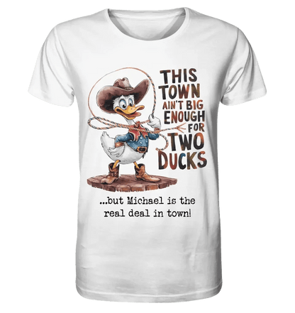 THIS TOWN 2 • DUCK • ENTE • Unisex Premium T-Shirt XS-5XL aus Bio-Baumwolle für Damen & Herren • Exklusivdesign • personalisiert