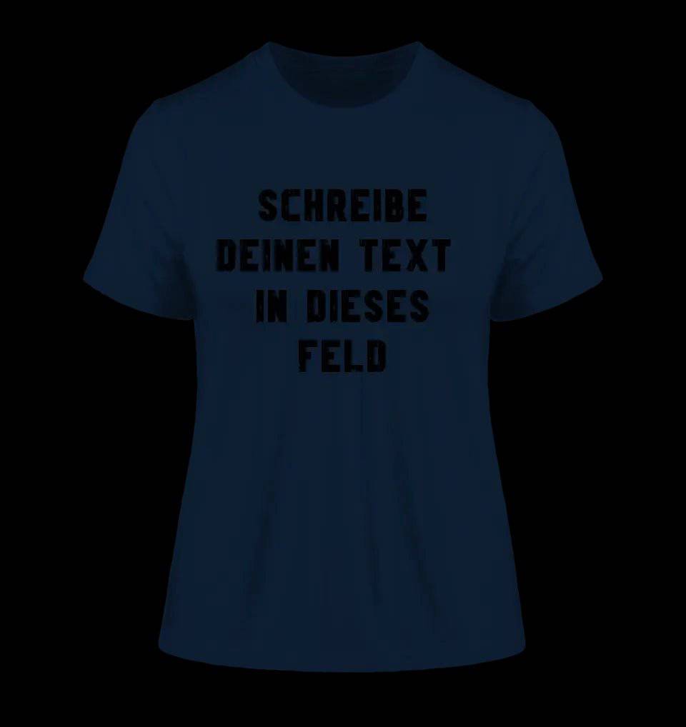 Textblock - Schreibe was du willst - Ladies Premium T-Shirt XS-2XL aus Bio-Baumwolle für Damen