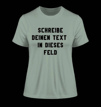 Textblock - Schreibe was du willst - Ladies Premium T-Shirt XS-2XL aus Bio-Baumwolle für Damen