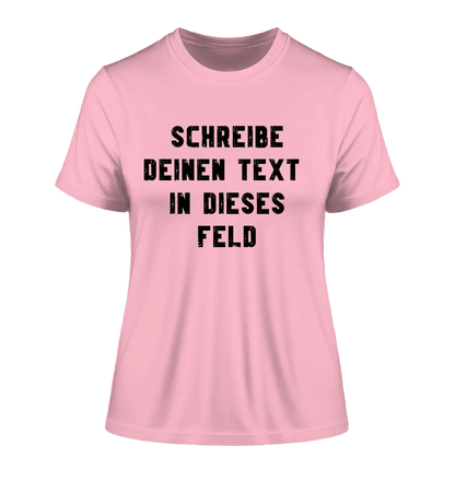 Textblock - Schreibe was du willst - Ladies Premium T-Shirt XS-2XL aus Bio-Baumwolle für Damen