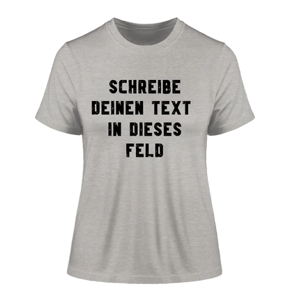 Textblock - Schreibe was du willst - Ladies Premium T-Shirt XS-2XL aus Bio-Baumwolle für Damen