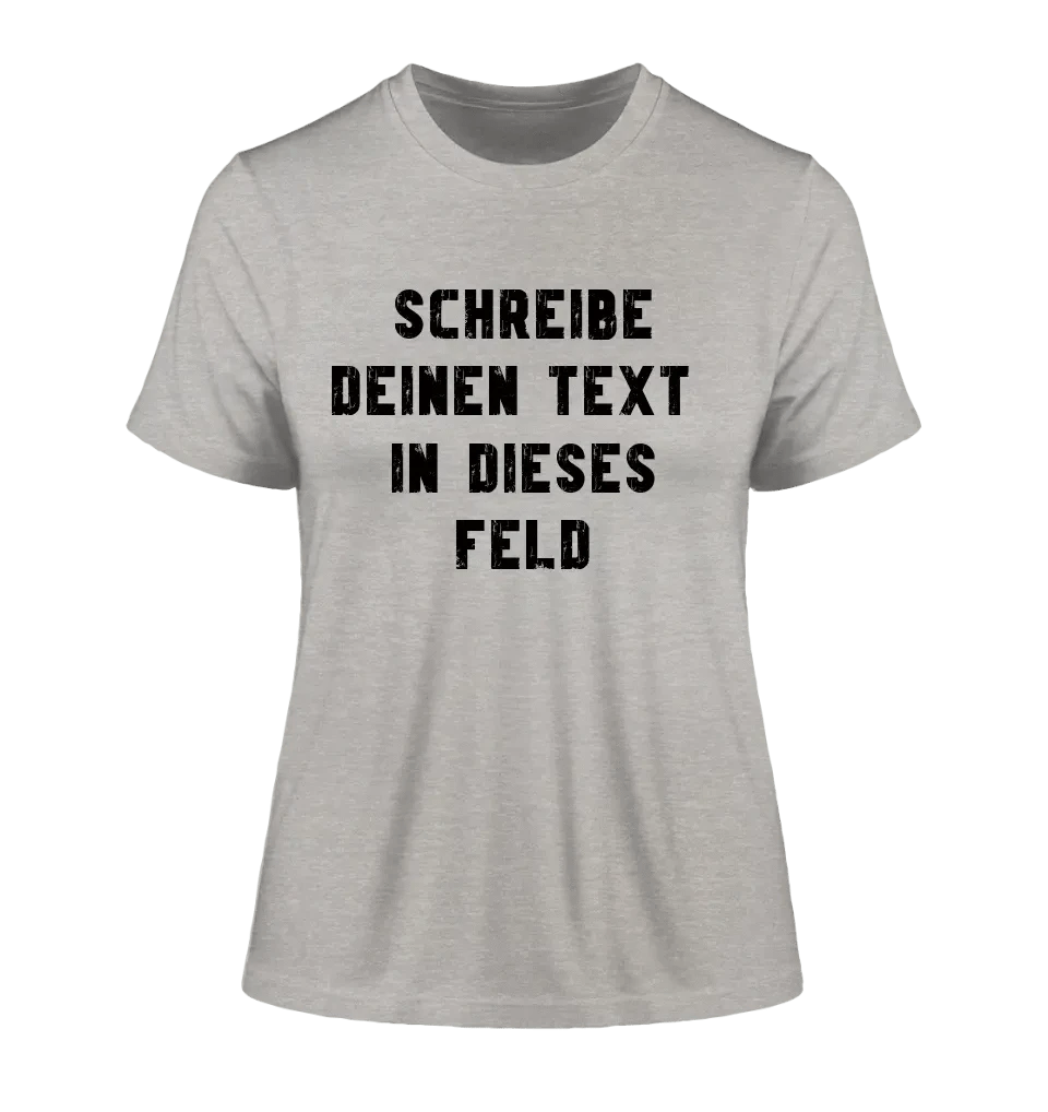 Textblock - Schreibe was du willst - Ladies Premium T-Shirt XS-2XL aus Bio-Baumwolle für Damen