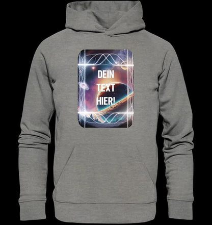 Textblock • Universum • Unisex Premium Hoodie XS-5XL aus Bio-Baumwolle für Damen & Herren • Exklusivdesign • personalisiert