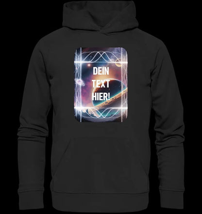 Textblock • Universum • Unisex Premium Hoodie XS-5XL aus Bio-Baumwolle für Damen & Herren • Exklusivdesign • personalisiert