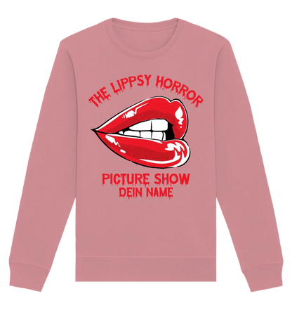 The Spooky, Ducky oder Lippsy Horror Picture Show + Name • Unisex Sweatshirt Bio-Baumwolle in 4 Farben XS-3XL • personalisiert