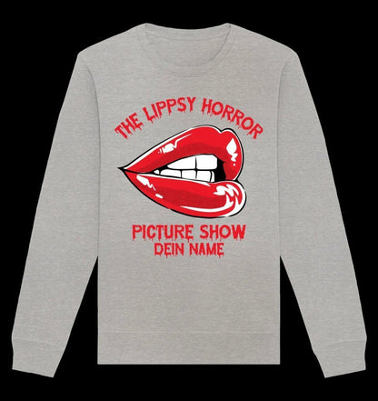 The Spooky, Ducky oder Lippsy Horror Picture Show + Name • Unisex Sweatshirt Bio-Baumwolle in 4 Farben XS-3XL • personalisiert