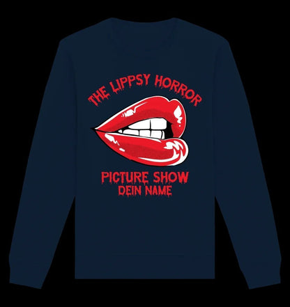 The Spooky, Ducky oder Lippsy Horror Picture Show + Name • Unisex Sweatshirt Bio-Baumwolle in 4 Farben XS-3XL • personalisiert