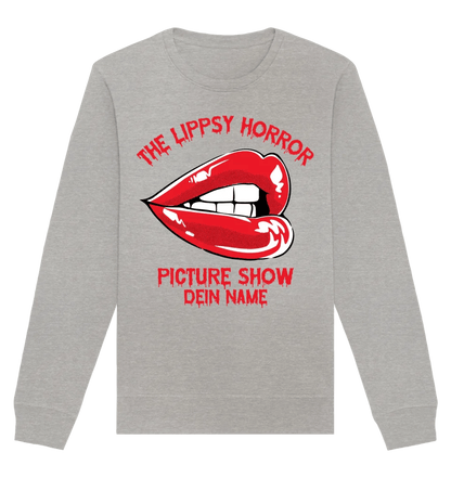 The Spooky, Ducky oder Lippsy Horror Picture Show + Name • Unisex Sweatshirt Bio-Baumwolle in 4 Farben XS-3XL • personalisiert