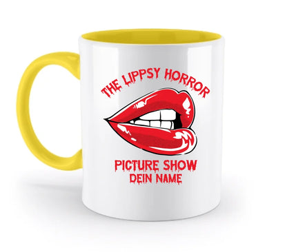 The Spooky, Ducky oder Lippsy Horror Picture Show + Name • zweifarbige Tasse spülmaschinengeeignet • Exklusivdesign • personalisiert • Halloween