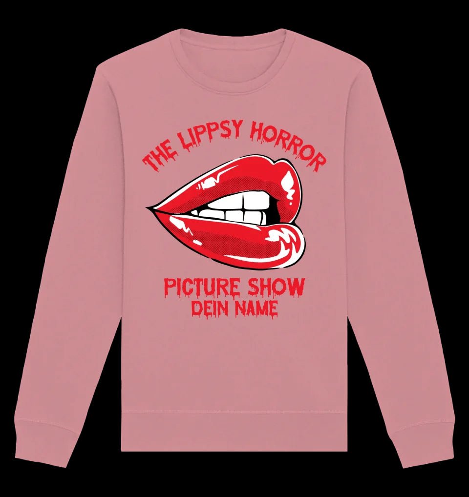 The Spooky, Ducky oder Lippsy Horror Picture Show + Name • Unisex Sweatshirt Bio-Baumwolle in 4 Farben XS-3XL • personalisiert