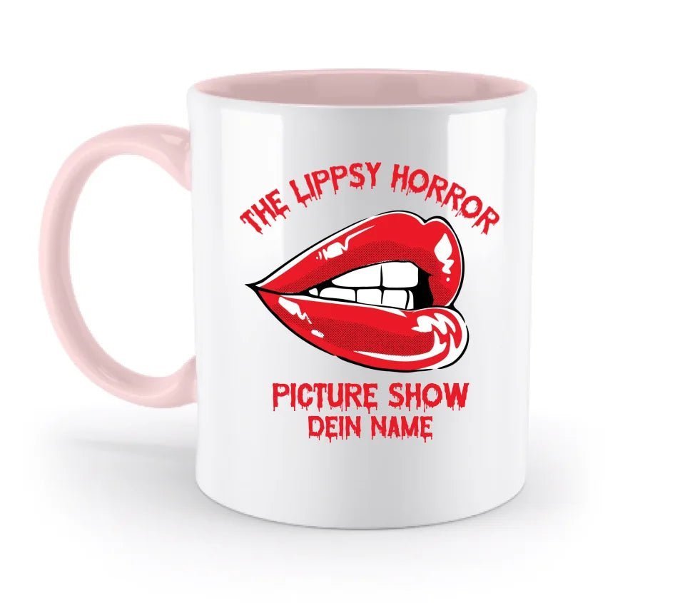 The Spooky, Ducky oder Lippsy Horror Picture Show + Name • zweifarbige Tasse spülmaschinengeeignet • Exklusivdesign • personalisiert • Halloween