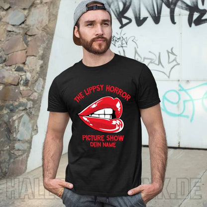 The Spooky, Ducky oder Lippsy Horror Picture Show + Name • Skateboard • Unisex Premium T-Shirt XS-5XL aus Bio-Baumwolle für Damen & Herren • Exklusivdesign • personalisiert • Halloween