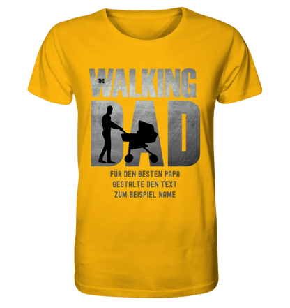 The Walking Dad 1 • Unisex Premium T-Shirt XS-5XL aus Bio-Baumwolle für Damen & Herren • Motivprodukt • personalisiert