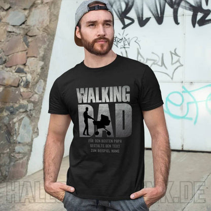 The Walking Dad 1 • Unisex Premium T-Shirt XS-5XL aus Bio-Baumwolle für Damen & Herren • Motivprodukt • personalisiert