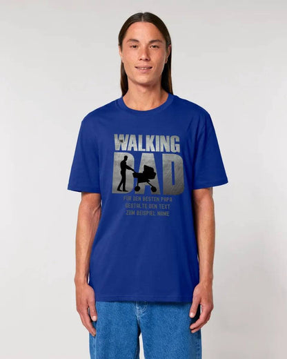 The Walking Dad 1 • Unisex Premium T-Shirt XS-5XL aus Bio-Baumwolle für Damen & Herren • Motivprodukt • personalisiert