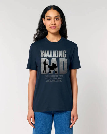 The Walking Dad 1 • Unisex Premium T-Shirt XS-5XL aus Bio-Baumwolle für Damen & Herren • Motivprodukt • personalisiert