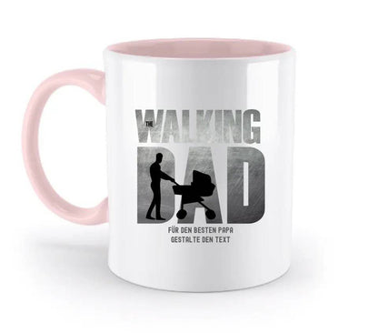 The Walking Dad 1 • zweifarbige Tasse • Motivprodukt • personalisiert