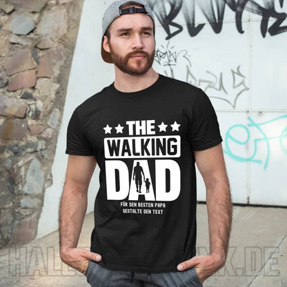 The Walking Dad 2 • Unisex Premium T-Shirt XS-5XL aus Bio-Baumwolle für Damen & Herren • Motivprodukt • personalisiert