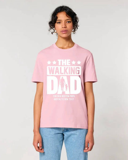 The Walking Dad 2 • Unisex Premium T-Shirt XS-5XL aus Bio-Baumwolle für Damen & Herren • Motivprodukt • personalisiert