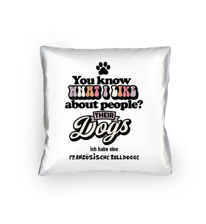 Their Dogs • Hund • Passe den Text an • Kissen 40x40 cm • Exklusivdesign • personalisiert