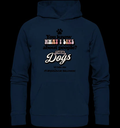 Their Dogs • Hund • Passe den Text an • Unisex Premium Hoodie XS-5XL aus Bio-Baumwolle für Damen & Herren • Exklusivdesign • personalisiert