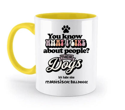 Their Dogs • Hund • Passe den Text an • zweifarbige Tasse • Exklusivdesign • personalisiert