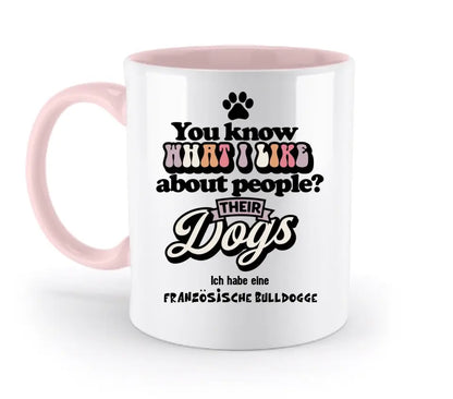 Their Dogs • Hund • Passe den Text an • zweifarbige Tasse • Exklusivdesign • personalisiert