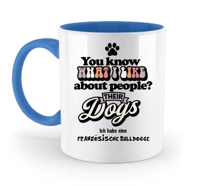 Their Dogs • Hund • Passe den Text an • zweifarbige Tasse • Exklusivdesign • personalisiert