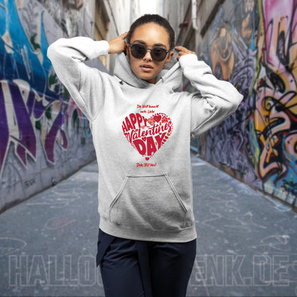 Valentinstag • Herz • Unisex Premium Hoodie XS-5XL aus Bio-Baumwolle für Damen & Herren