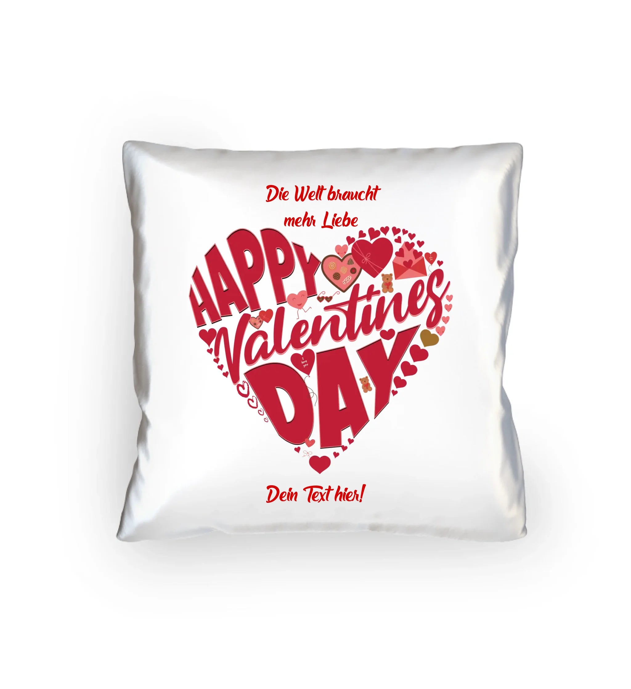 Valentinstag • Herz • Valentinstag • Kissen 40x40 cm • personalisiert