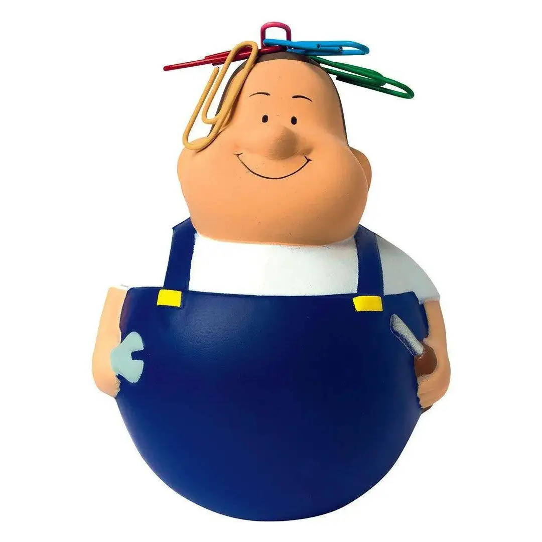 Wackel Schrauber Bert Anti-Stress-Quetsch-Figur mit Magnet