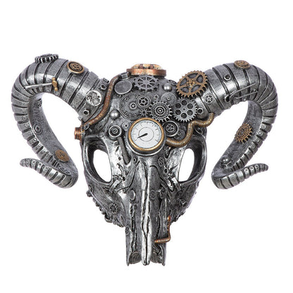 Wandobjekt Büffel Steampunk Buffalo, H.31,5 cm • Skulptur • Wohndeko