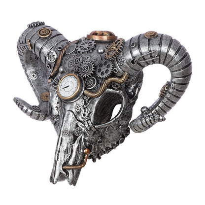 Wandobjekt Büffel Steampunk Buffalo, H.31,5 cm • Skulptur • Wohndeko