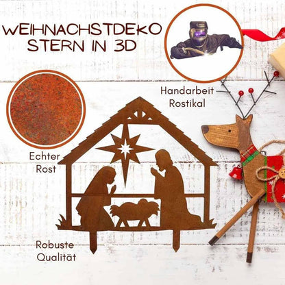 Weihnachten Krippe zum stecken