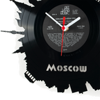 Schallplattenuhr Moskau