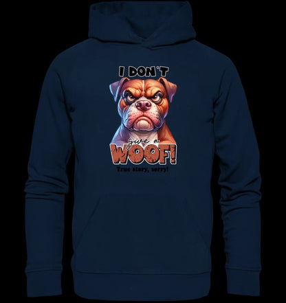 Woof! • Hund • Unisex Premium Hoodie XS-5XL aus Bio-Baumwolle für Damen & Herren • Exklusivdesign • personalisiert