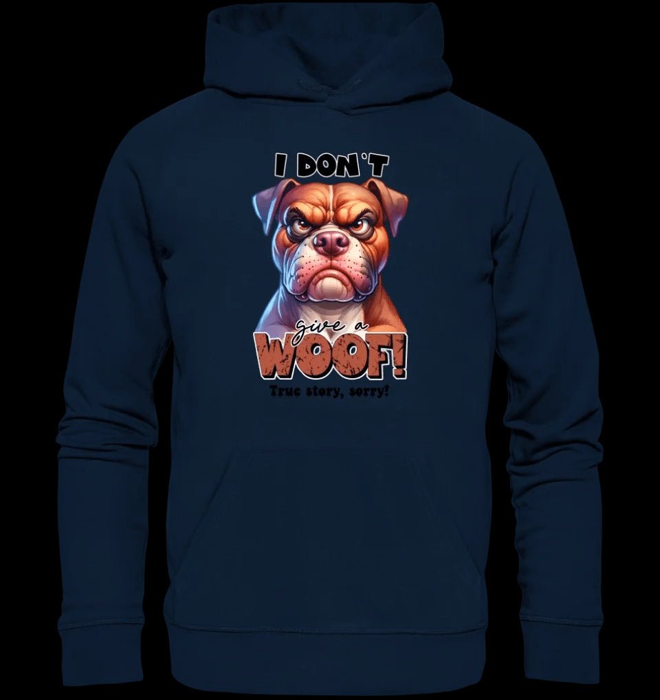 Woof! • Hund • Unisex Premium Hoodie XS-5XL aus Bio-Baumwolle für Damen & Herren • Exklusivdesign • personalisiert