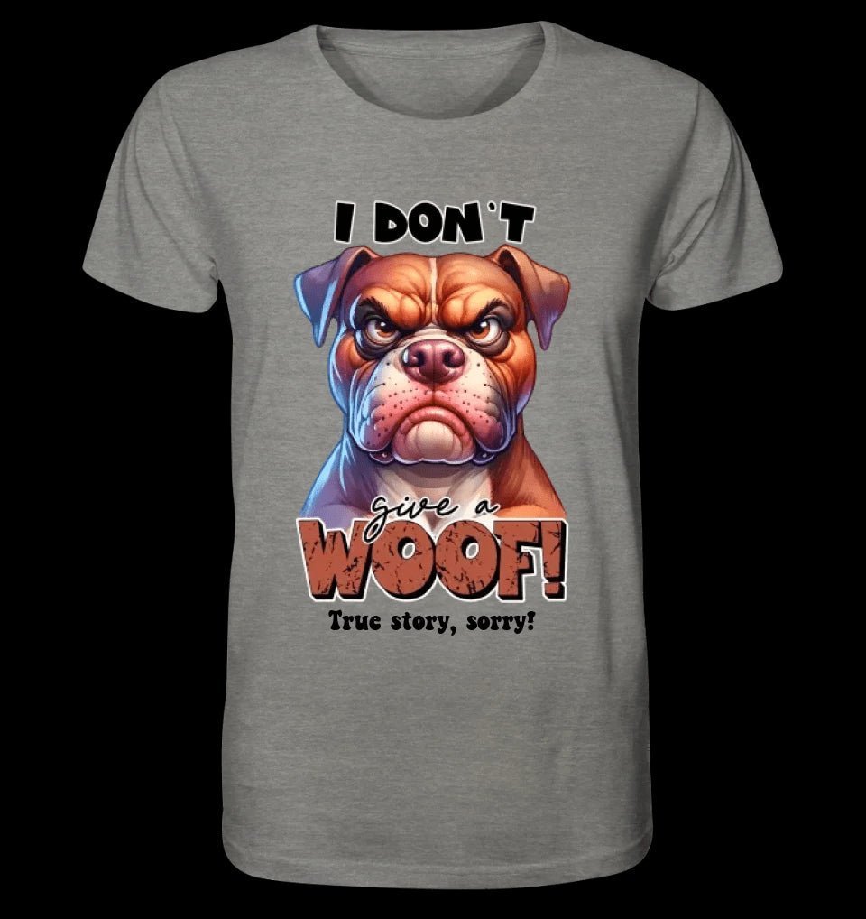 Woof! • Hund • Unisex Premium T-Shirt XS-5XL aus Bio-Baumwolle für Damen & Herren • Exklusivdesign • personalisiert