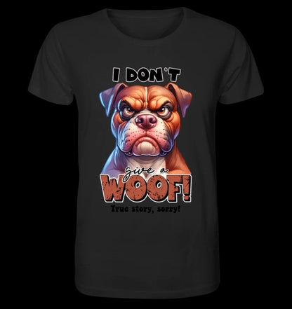 Woof! • Hund • Unisex Premium T-Shirt XS-5XL aus Bio-Baumwolle für Damen & Herren • Exklusivdesign • personalisiert