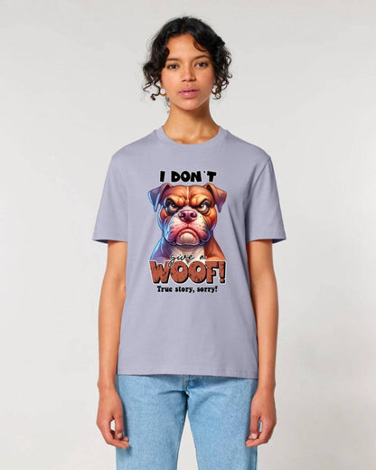 Woof! • Hund • Unisex Premium T-Shirt XS-5XL aus Bio-Baumwolle für Damen & Herren • Exklusivdesign • personalisiert