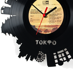 Schallplattenuhr Tokio