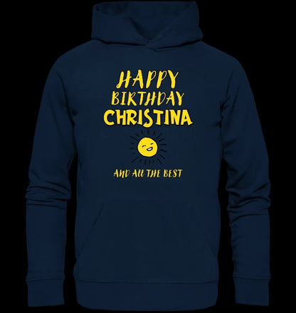 Zum Geburtstag mit deinem Wunschnamen • Birthday • Unisex Premium Hoodie XS-5XL aus Bio-Baumwolle für Damen & Herren