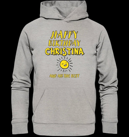 Zum Geburtstag mit deinem Wunschnamen • Birthday • Unisex Premium Hoodie XS-5XL aus Bio-Baumwolle für Damen & Herren