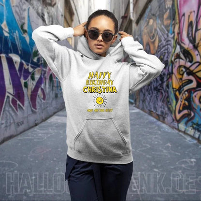 Zum Geburtstag mit deinem Wunschnamen • Birthday • Unisex Premium Hoodie XS-5XL aus Bio-Baumwolle für Damen & Herren