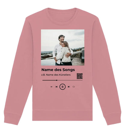 Spotify-Fotomotiv • mehrere Artikel • ’Statement-Collection’ • Wunschtext • Mein Fotomotiv - Unisex Sweatshirt • Bio